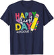 Happy First Day Let's Do This Welcome Back To School T-Shirt - T-Shirt | Navy