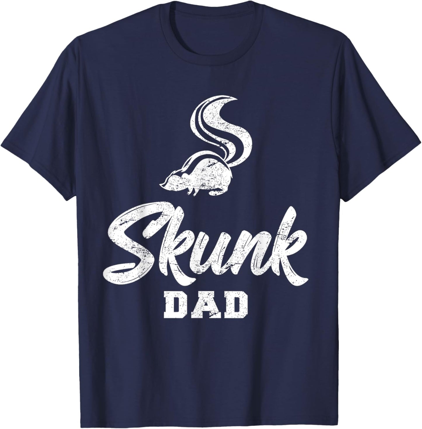 Skunk Dad - Animal Pet Lover Owner T-Shirt - T-Shirt | Navy