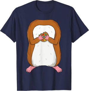 Funny Hamster Body Headless Halloween Easy Costume Outfit T-Shirt - T-Shirt | Navy