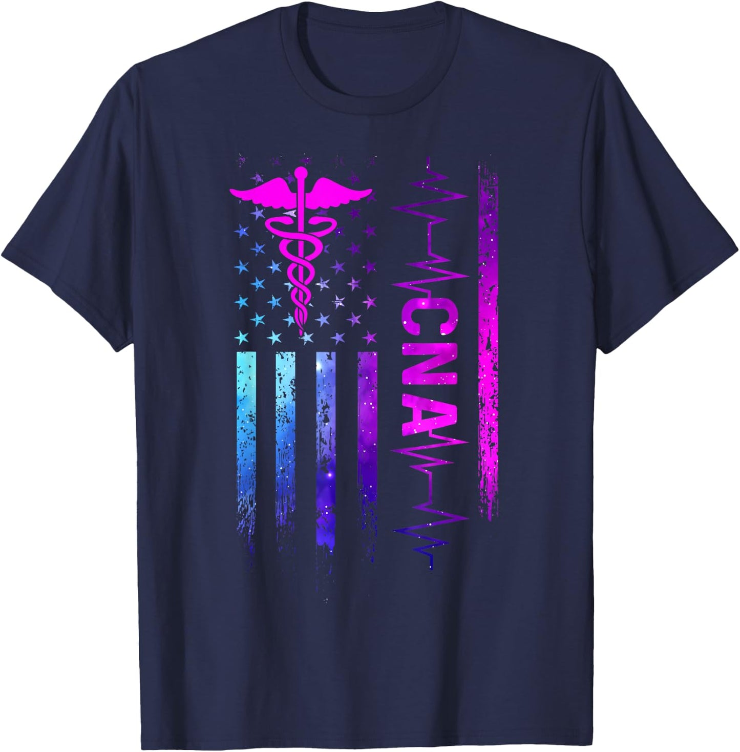 CNA Job Certified Nursing Assistant T-Shirt - T-Shirt | Navy