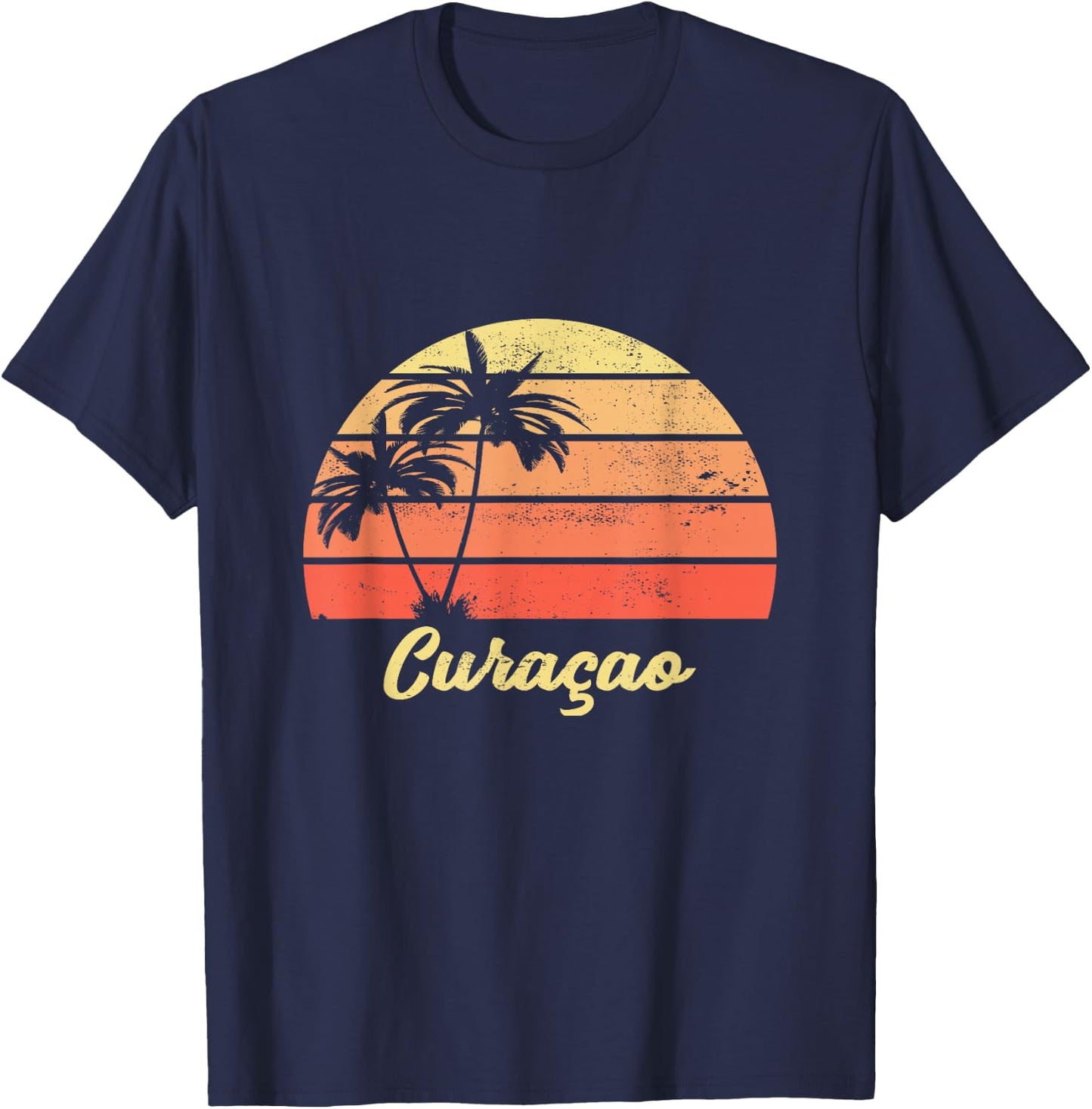 Curacao Shirt Holiday Vacation Cruise Travel T-Shirt - T-Shirt | Navy