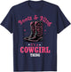 Boots And Bling Its a Cowgirl Thing Western Country Life T-Shirt - T-Shirt | Navy
