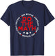 Red Do The Math Red Color Graphic T-Shirt - T-Shirt | Navy
