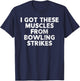 Funny Bowling Shirt and Guys T-Shirt - T-Shirt | Navy