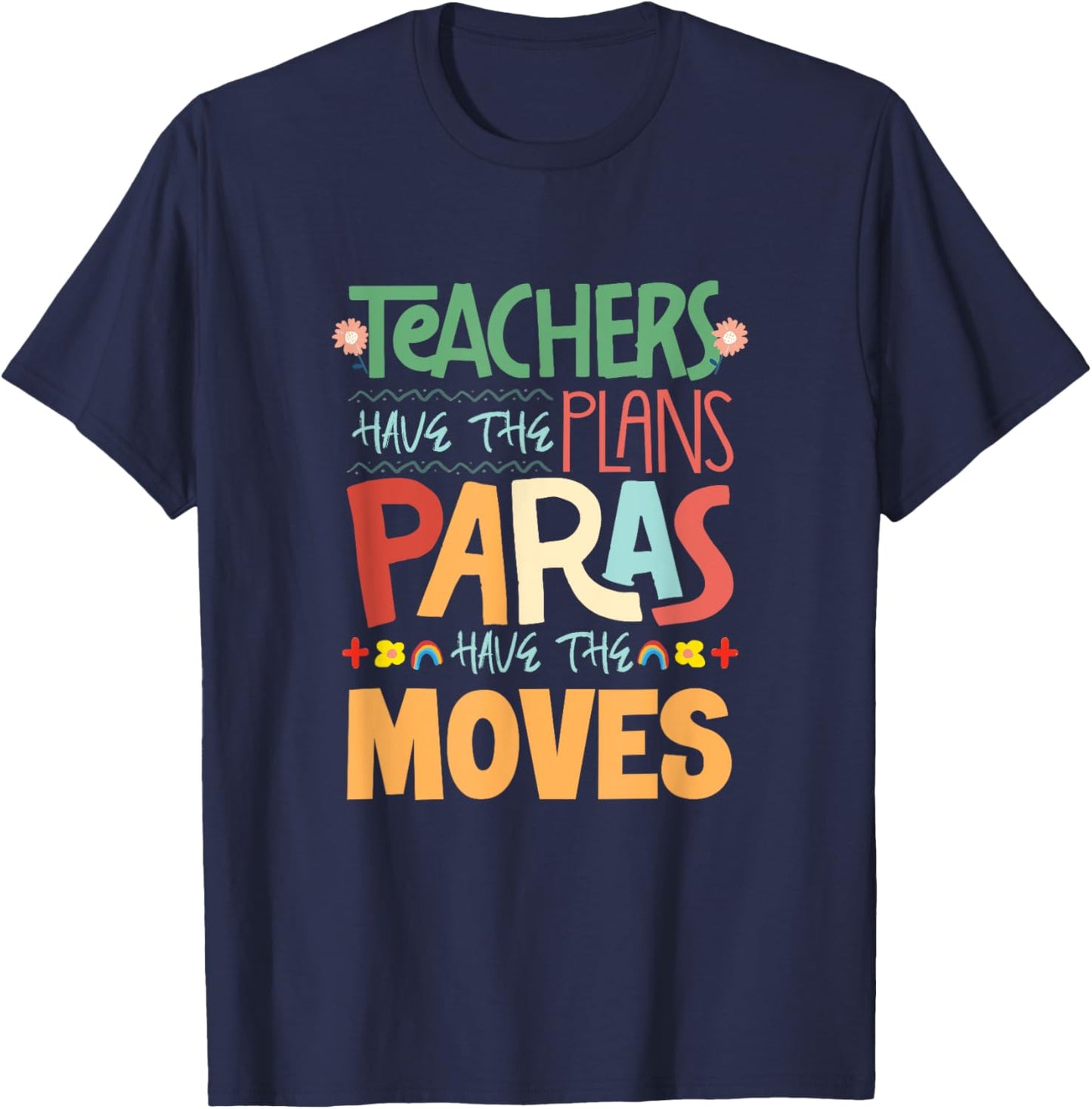 Paraeducator SPED Teacher Paraprofessional Paraeducator T-Shirt - T-Shirt | Navy
