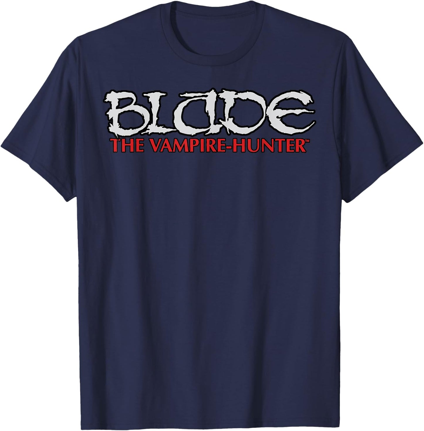 Marvel Blade The Vampire Hunter Logo T-Shirt - T-Shirt | Navy