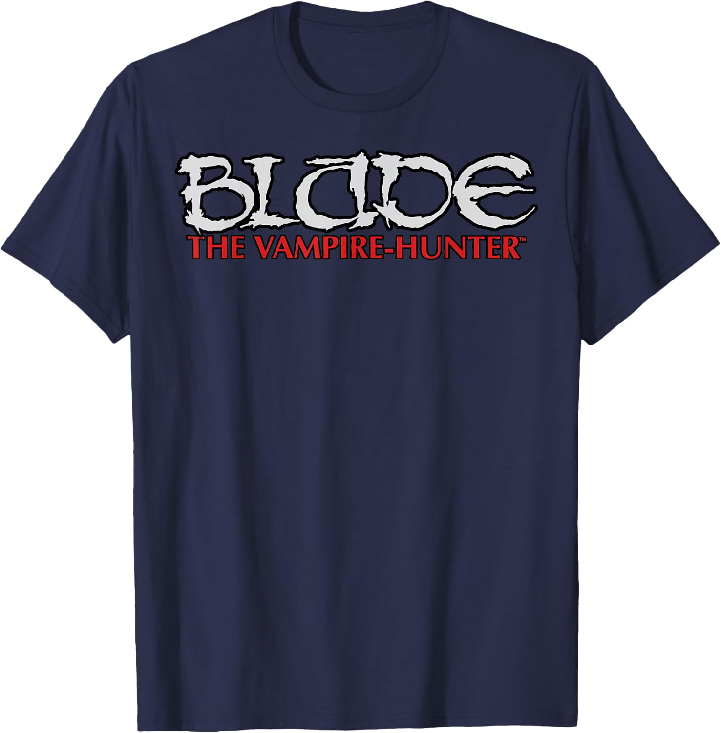 Marvel Blade The Vampire Hunter Logo T-Shirt - T-Shirt | Navy