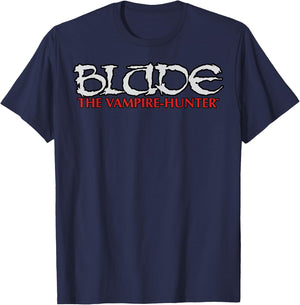 Marvel Blade The Vampire Hunter Logo T-Shirt - T-Shirt | Navy