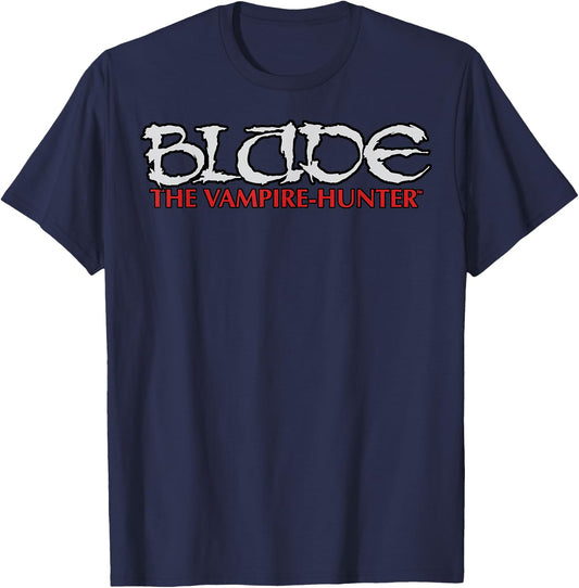 Marvel Blade The Vampire Hunter Logo T-Shirt - T-Shirt | Navy