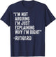RICHARD Quote Funny Birthday Custom Name Idea Engineer T-Shirt - T-Shirt | Navy