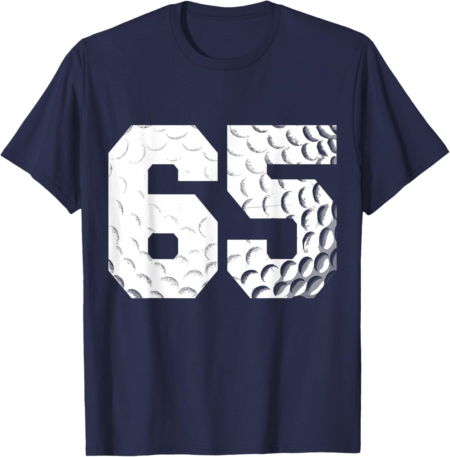 65th Birthday Men Golf Player Golf 65 Years Old T-Shirt - T-Shirt | Navy