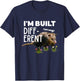 Funny Opossum I’m Built Different Wrong Meme Possum Novelty T-Shirt - T-Shirt | Navy