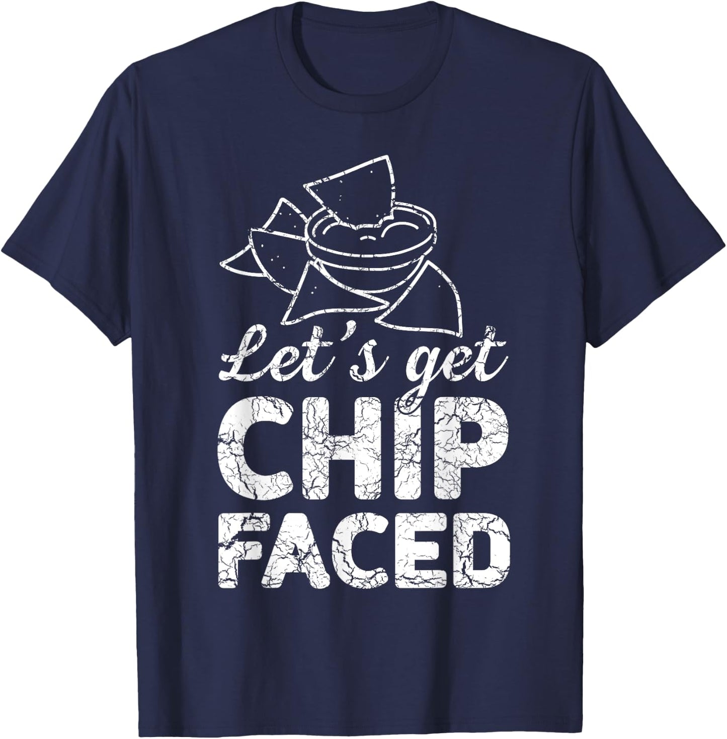 Let's get chip faced T-Shirt - T-Shirt | Navy