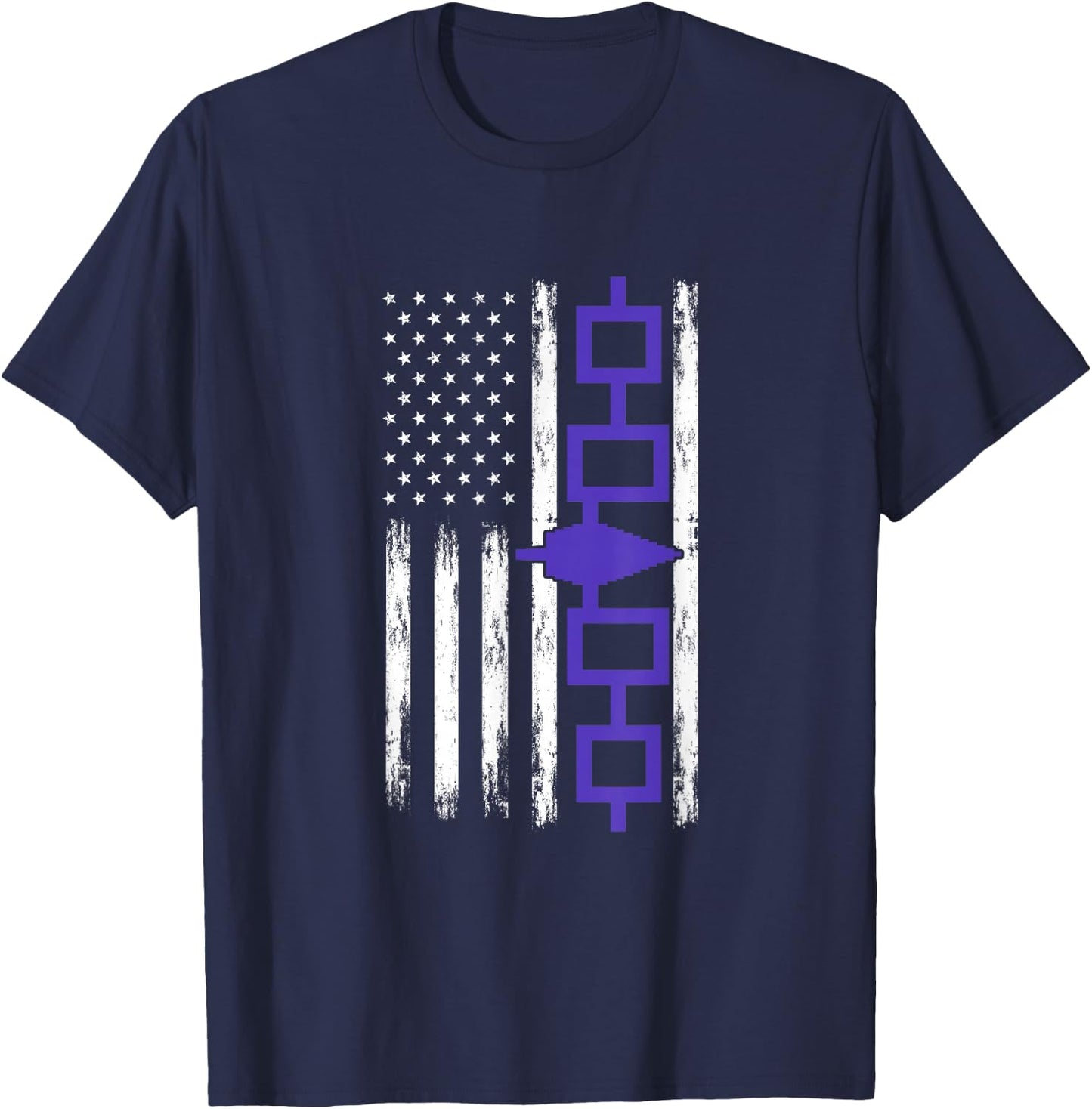 Iroquois Flag - Native Pride American Indian Tribe T-Shirt - T-Shirt | Navy