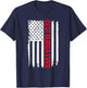 Best Bubba Ever American flag Funny Bubba Brother T-Shirt - T-Shirt | Navy