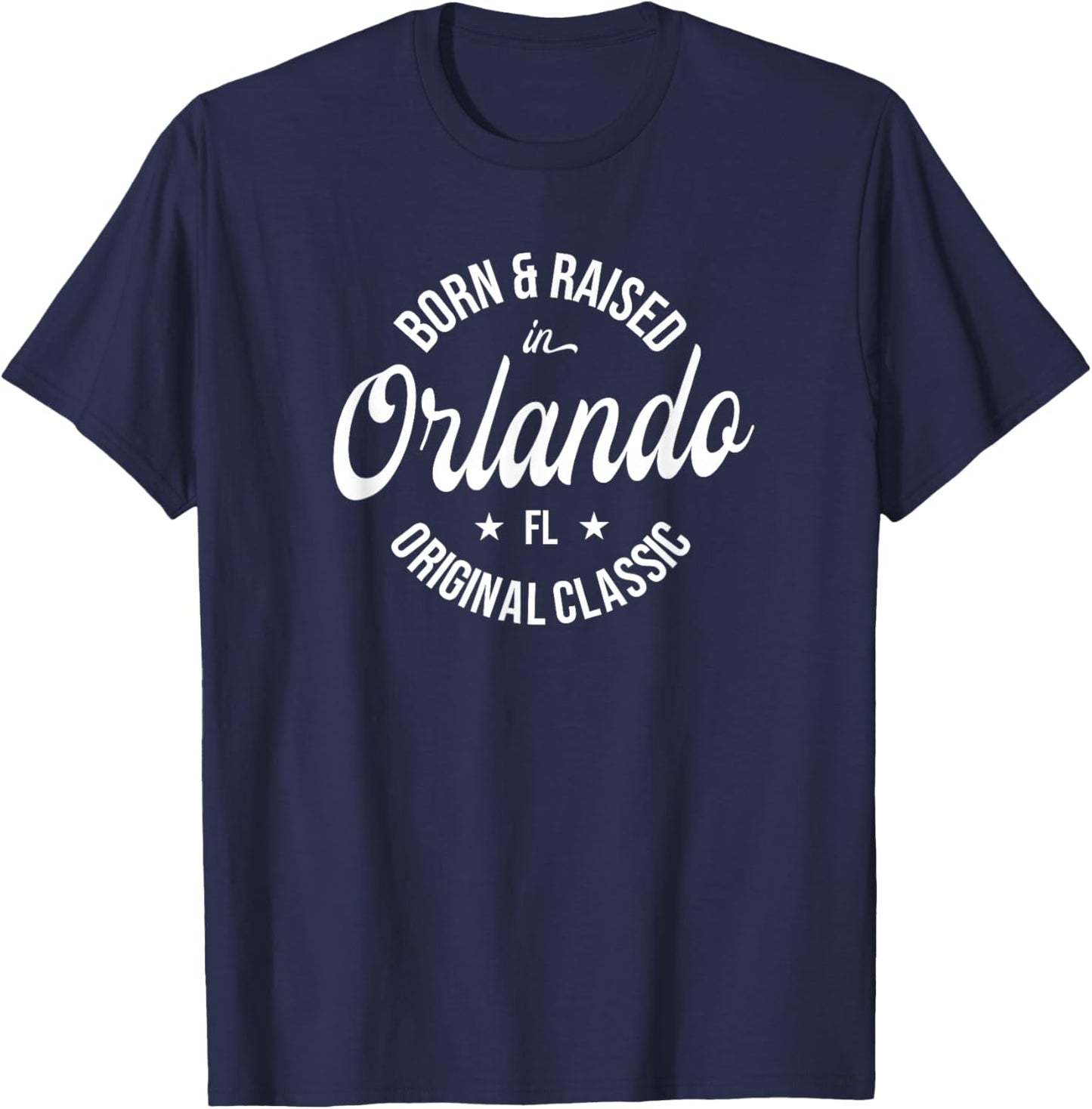 Born and Raised in Orlando T-Shirt - T-Shirt | Navy