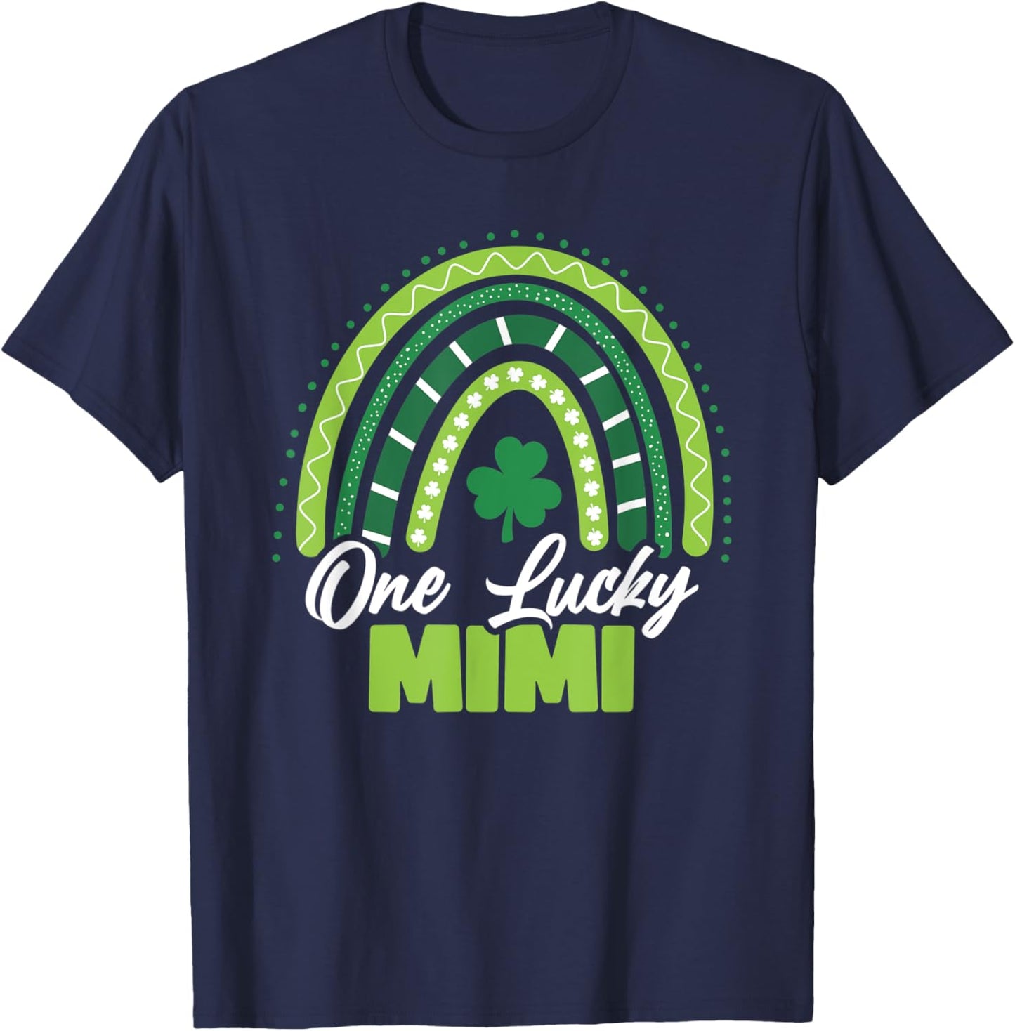 St Patricks Day One Lucky Mimi T-Shirt - T-Shirt | Navy