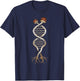Mushroom Collector Mushroom Collector Gift DNA T-Shirt - T-Shirt | Navy