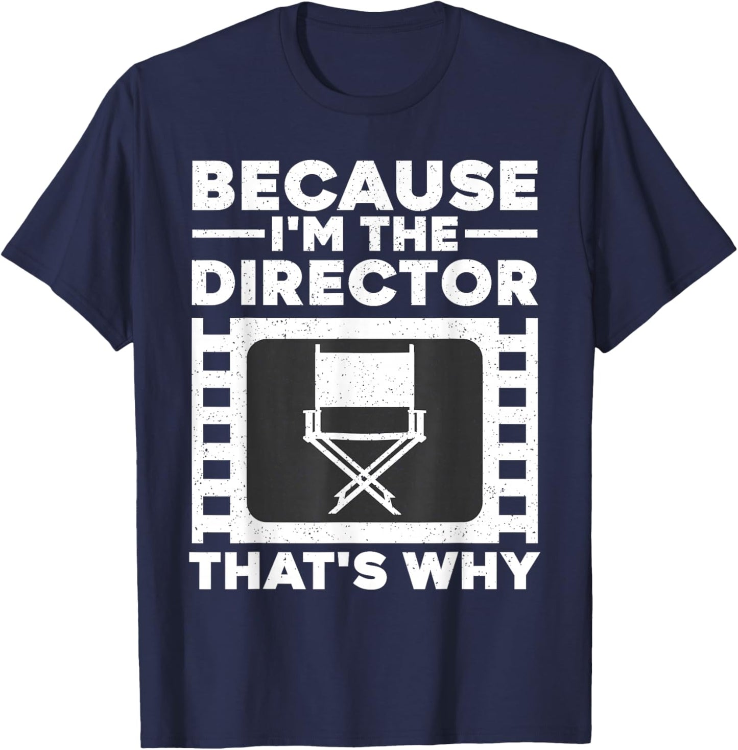 Funny Movie Director Women Filmmaker Film Producer T-Shirt - T-Shirt | Navy