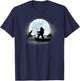 Bigfoot Fishing Outdoor Retro Night Fishing Sasquatch T-Shirt - T-Shirt | Navy