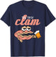 Tipsy Clam Funny drunken Shell Alcohol new gift T-Shirt - T-Shirt | Navy