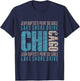 Chicago Jean Baptiste Point du Sable Lake Shore Drive T-Shirt - T-Shirt | Navy