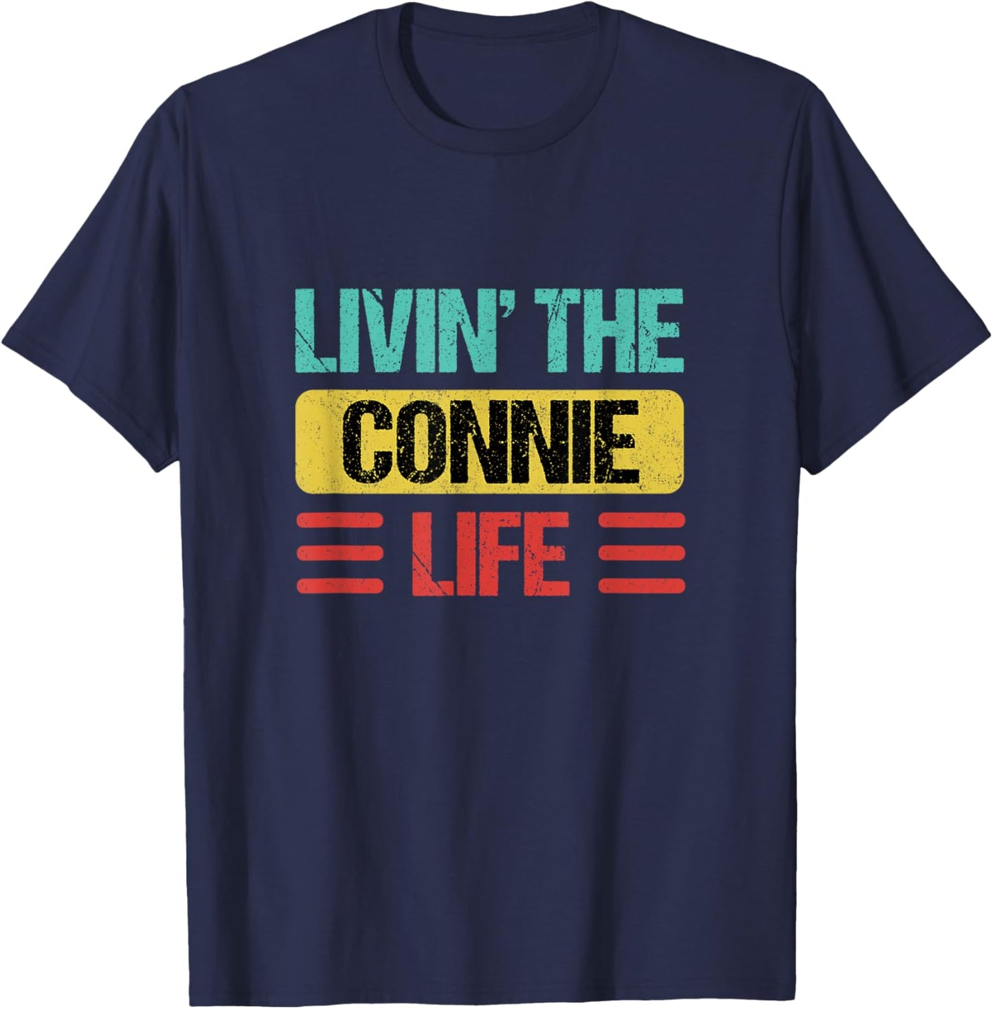Connie Name T-Shirt - T-Shirt | Navy