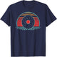 Bagel Retro Vintage 80s Style Gift T-Shirt - T-Shirt | Navy