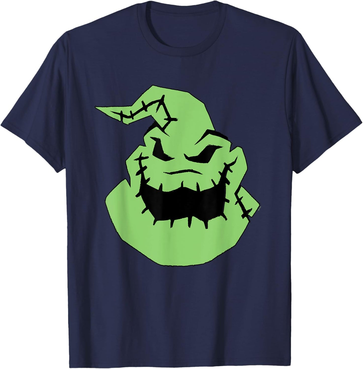 Disney The Nightmare Before Christmas Oogie Boogie Big Face T-Shirt - T-Shirt | Navy
