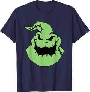 Disney The Nightmare Before Christmas Oogie Boogie Big Face T-Shirt - T-Shirt | Navy