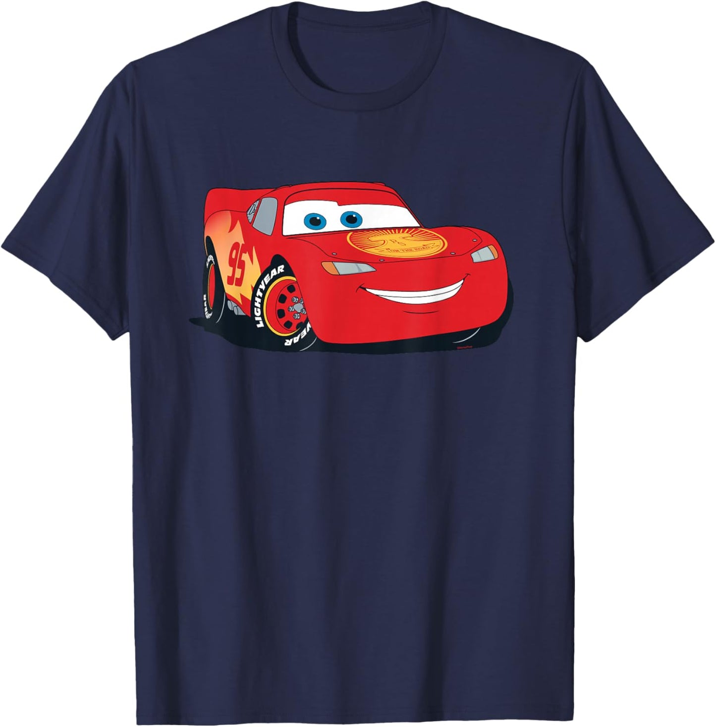 Disney and Pixar's Cars Lightning McQueen Big Pic Costume T-Shirt - T-Shirt | Navy