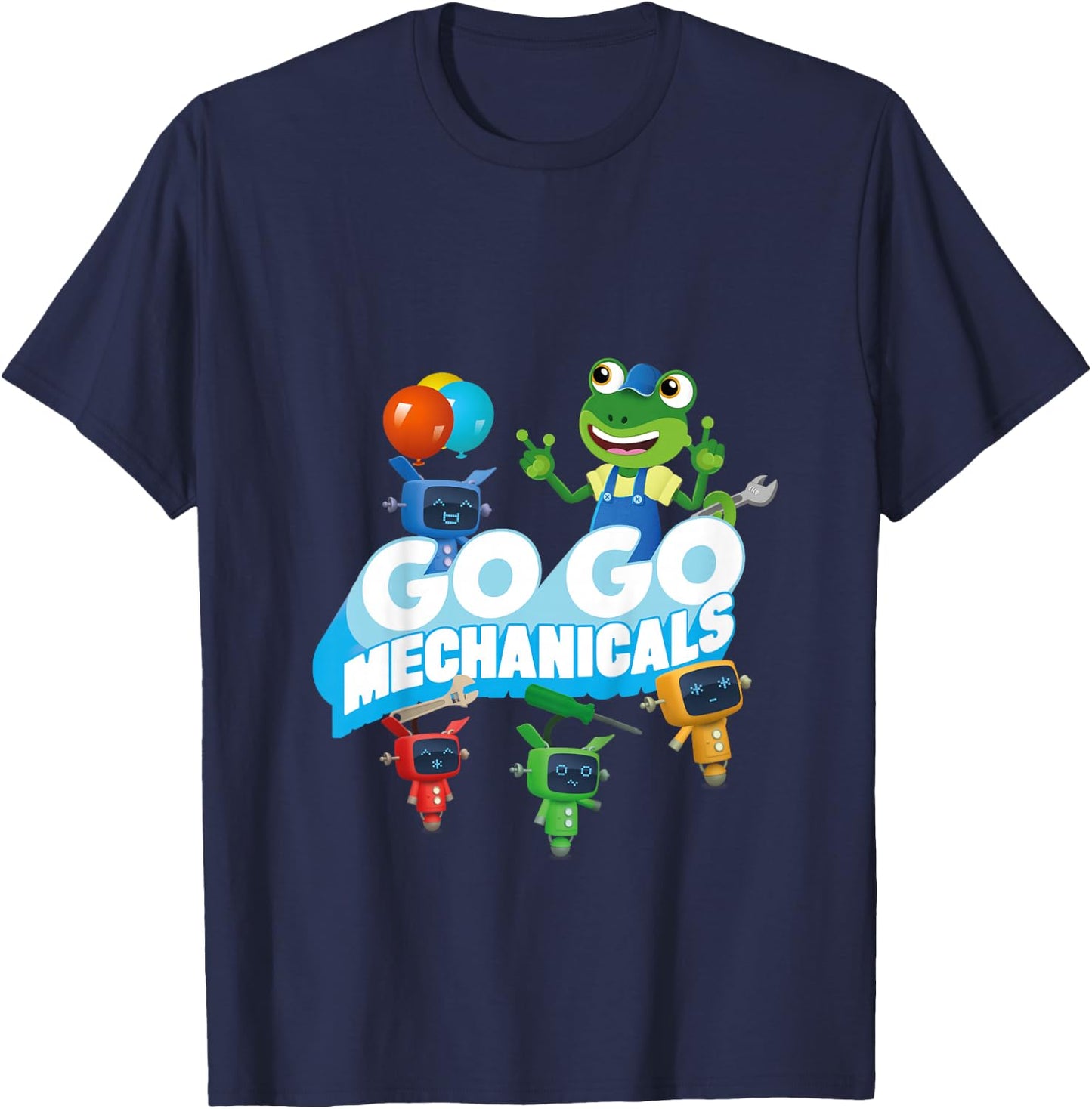Go Go Mechanicals! T-Shirt - T-Shirt | Navy