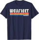 Vintage 70s 80s Style Wellfleet MA T-Shirt - T-Shirt | Navy