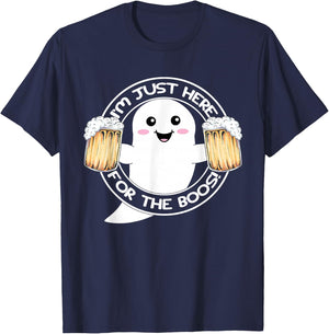 Im Just Here For The Boos I Ghost Adventures For Ghoul T-Shirt - T-Shirt | Navy