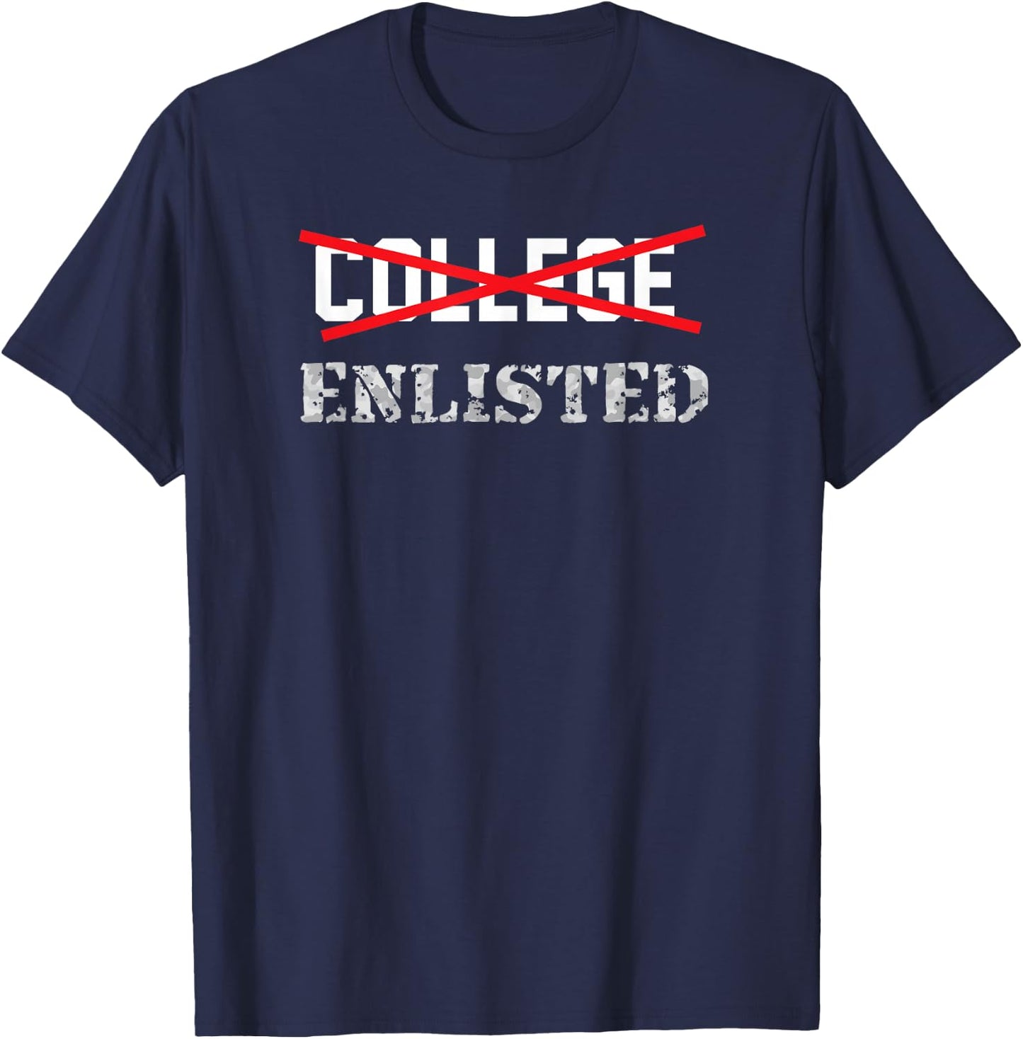 College X Enlisted T-Shirt - T-Shirt | Navy