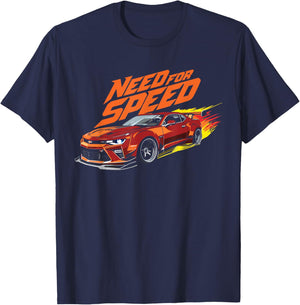 Need for Speed High-Octane Racing Graphic Design T-Shirt - T-Shirt | Navy