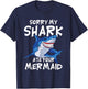 My Shark Ate Your Mermaid Funny Kids Party Boys Gift Shark T-Shirt - T-Shirt | Navy