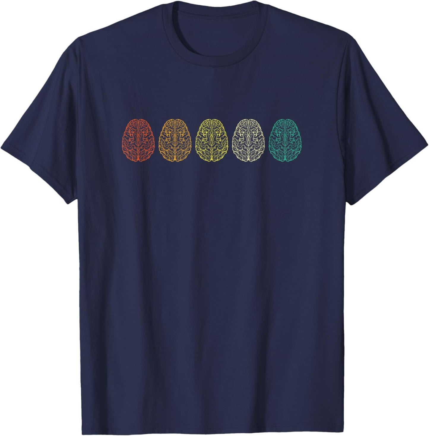 Neurologist Vintage Neuroscience Neuroscientist T-Shirt - T-Shirt | Navy