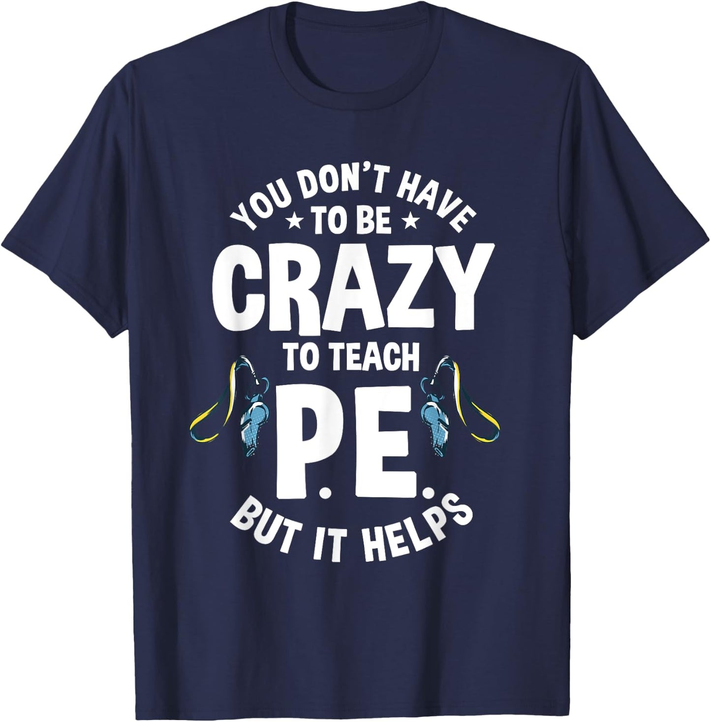 PE Teacher Physical Education Instructor Gym Coach Sport Women T-Shirt - T-Shirt | Navy