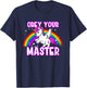 Obey Your Master - Satanic Unicorn - Anti Religion Metal T-Shirt - T-Shirt | Navy