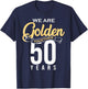 50th Wedding Anniversary Art Women 50th Anniversary T-Shirt - T-Shirt | Navy
