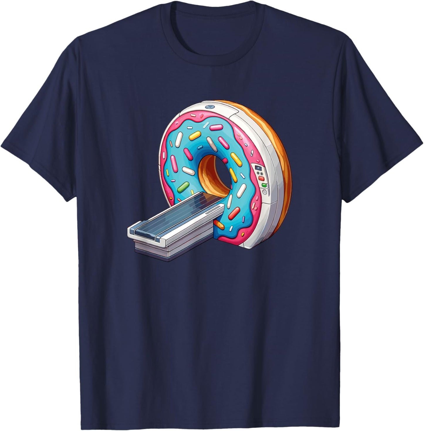 Donut of Truth MRI Scanner for Manip Radio Radiology T-Shirt - T-Shirt | Navy