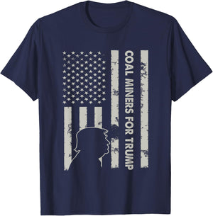 Coal Miner for Trump 2020 T-Shirt - T-Shirt | Navy