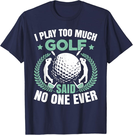 Funny Father's Day Golf T-Shirt - T-Shirt | Navy