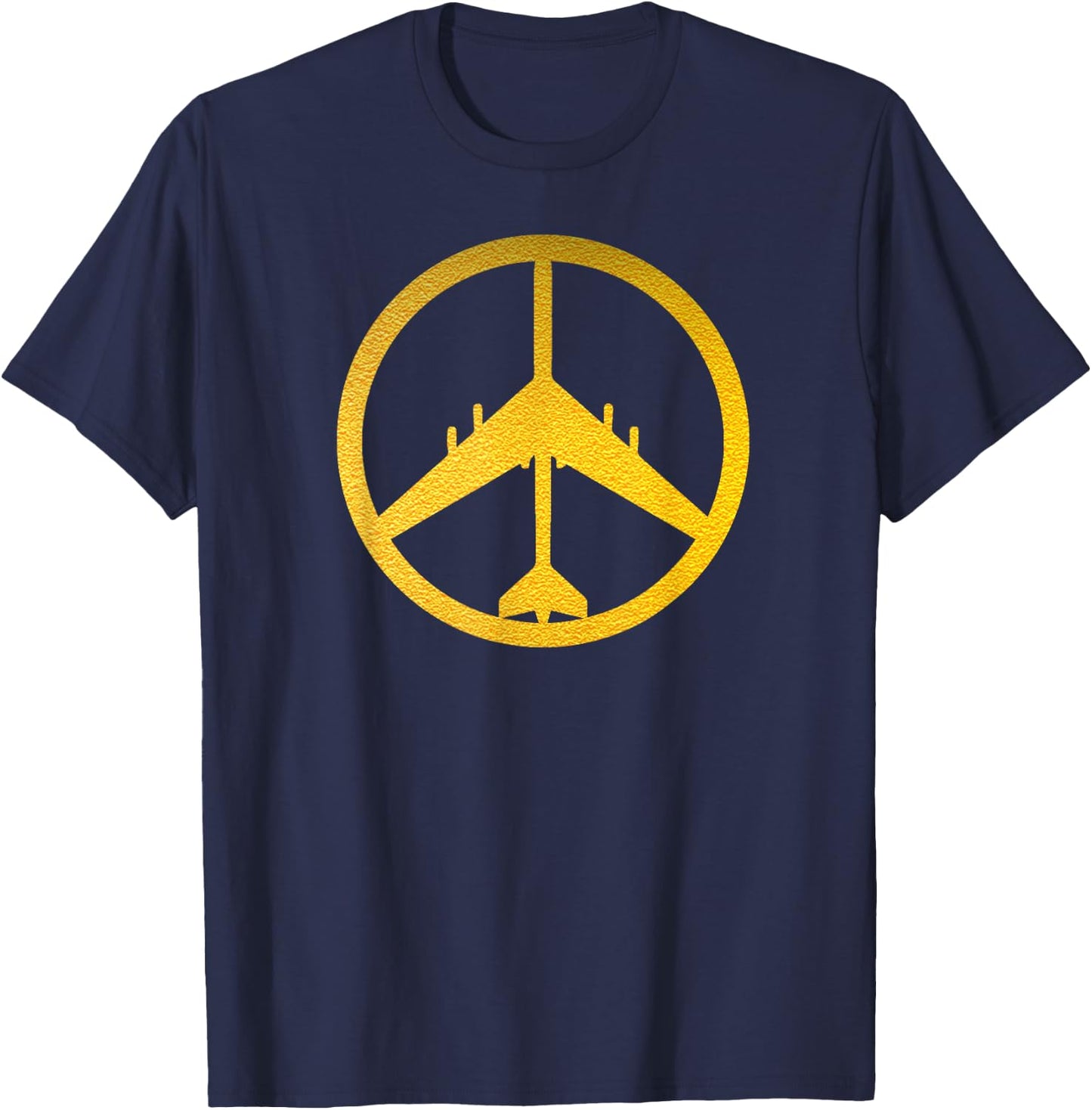 Peace Through Firepower B-52 Air Force Military Jet Vintage T-Shirt - T-Shirt | Navy