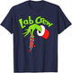 Lab Crew Merry Christmas Laboratory Tech Nurse Xmas Pajamas T-Shirt - T-Shirt | Navy