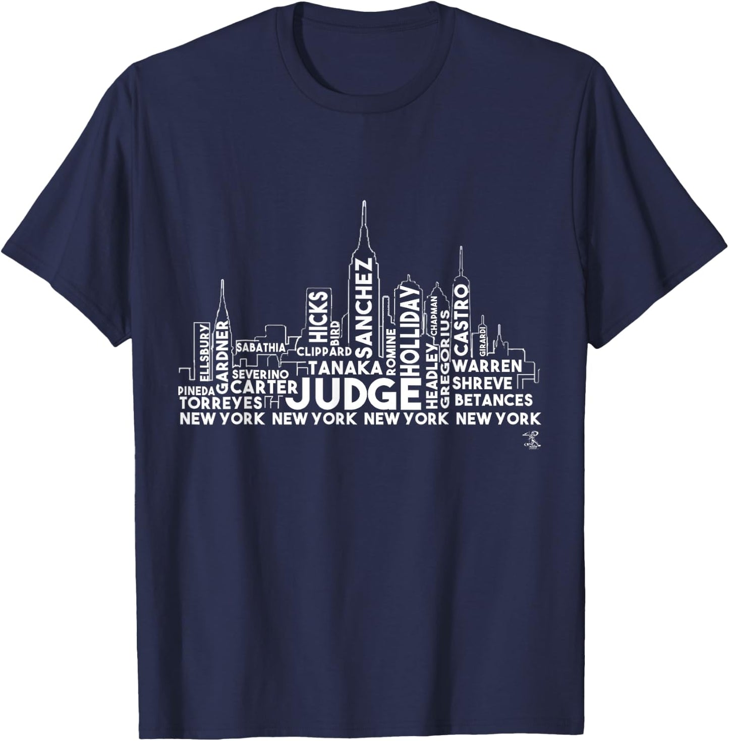 Aaron Judge Skyline - Apparel T-Shirt - T-Shirt | Navy