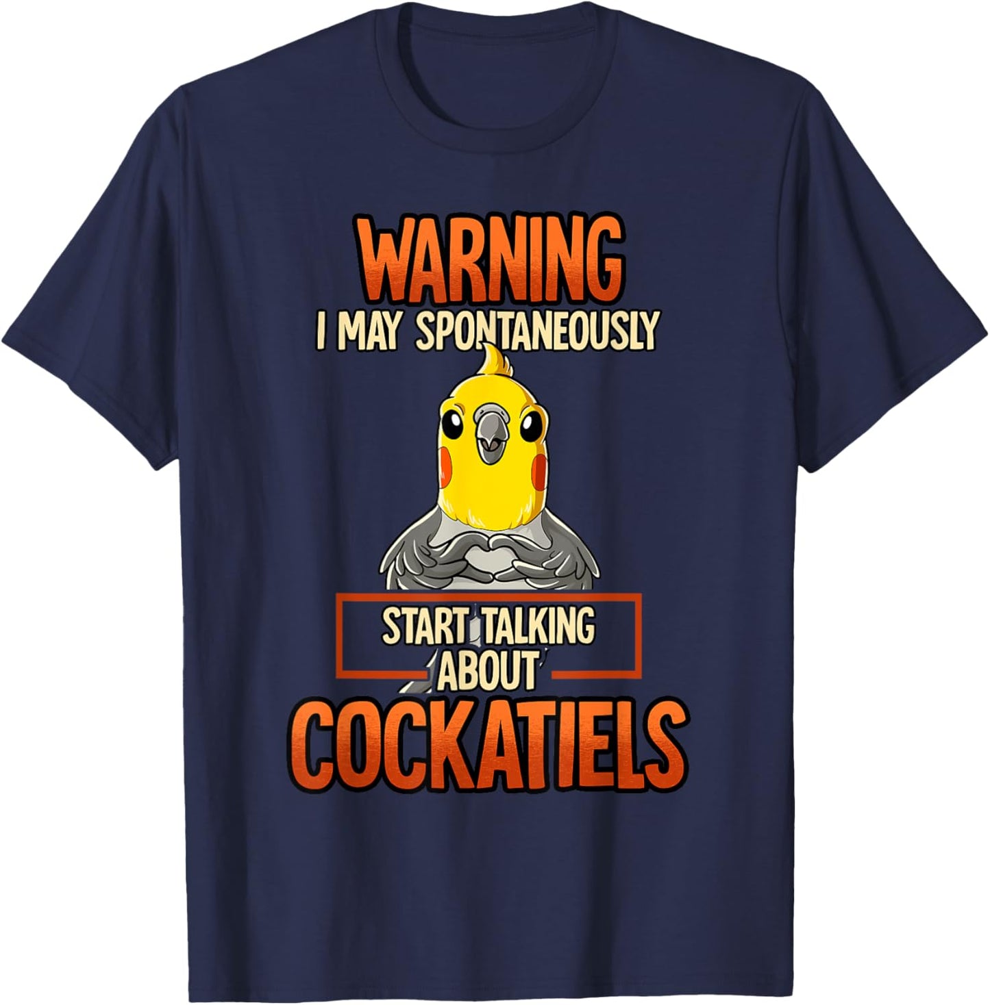 Cockatiel T-Shirt - T-Shirt | Navy