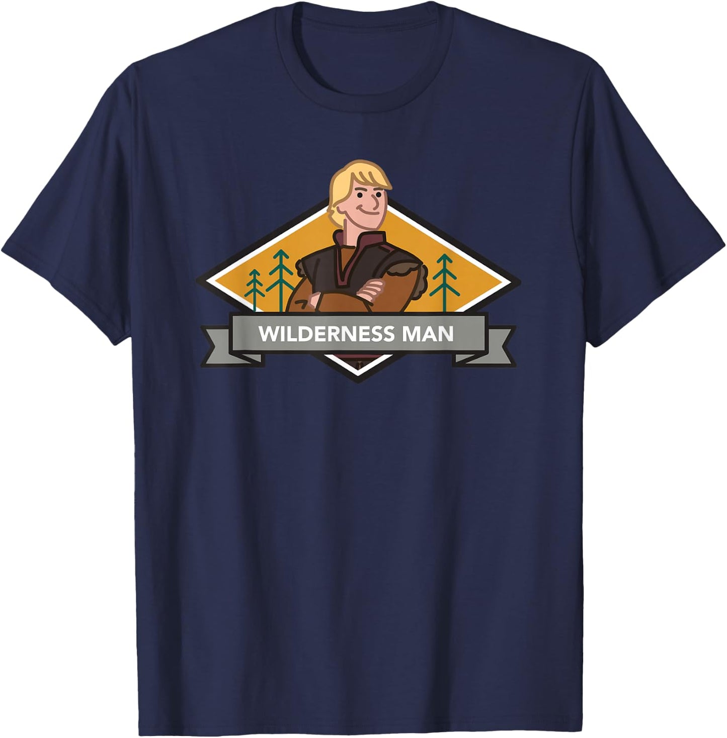 Disney Frozen 2 Kristoff Wilderness Man T-Shirt - T-Shirt | Navy