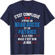 Funny Christmas Gift Man Handsome Kid Patrice Humor , Black, S T-Shirt - T-Shirt | Navy